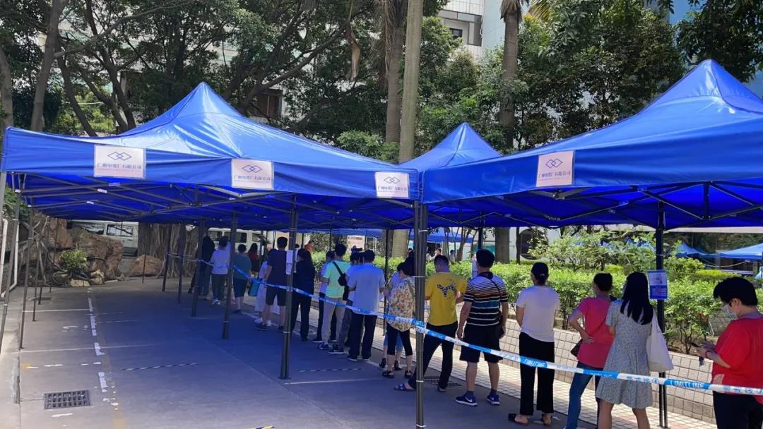 同舟共濟抗疫情 | 廣州電纜緊急供應(yīng)海珠區(qū)抗疫一線25頂帳篷