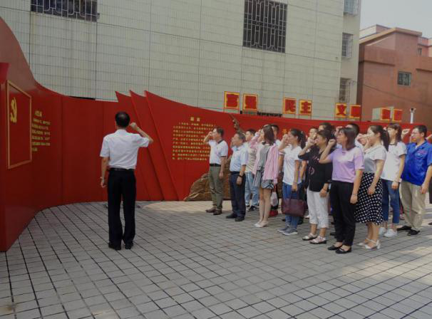 鎮(zhèn)企共建：參觀黃閣紅色基地，踐行廣纜志愿服務(wù)