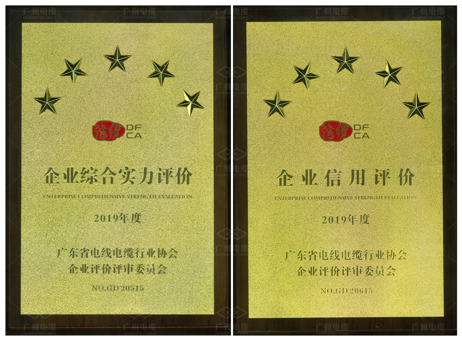 廣州電纜獲三項“五星級”榮譽，彰顯行業(yè)競爭力！