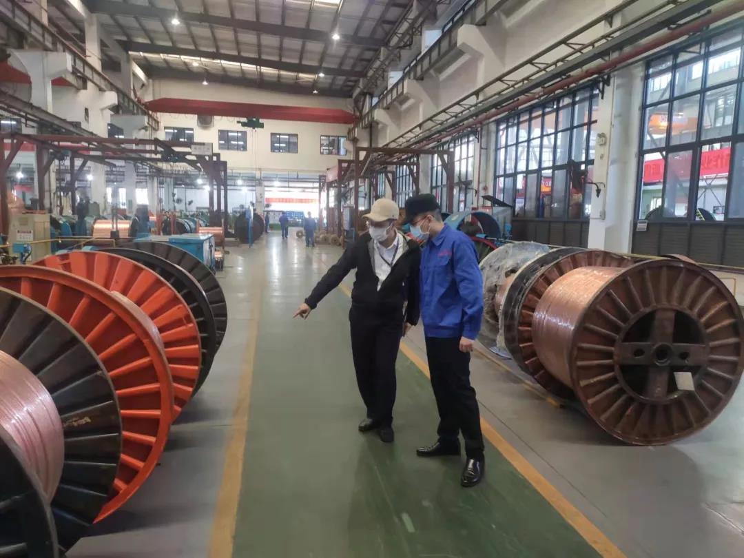 廣州工控領(lǐng)導(dǎo)到廣州電纜檢查安全生產(chǎn)工作